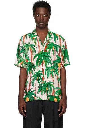 Endless Joy Green & Off-White Palma Shirt