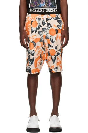 Endless Joy Orange Wildflower Pale Shorts
