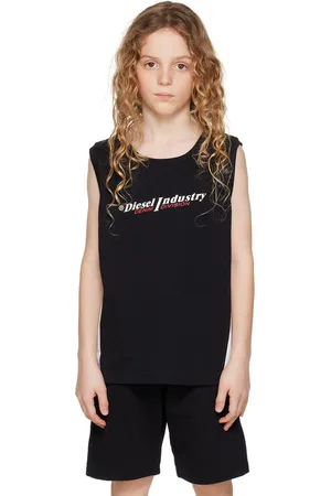 Diesel Kids Black Mtingo Tank Top