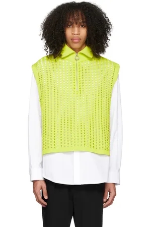 WOOYOUNGMI Yellow Half-Zip Vest