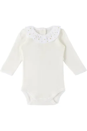BONPOINT Baby White April Bodysuit