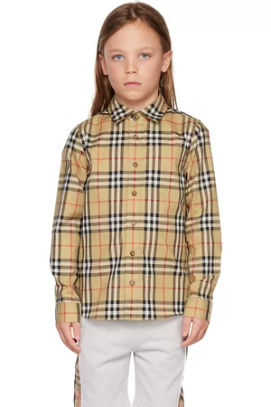 Kids deals burberry shirt