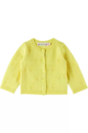 BONPOINT Baby Yellow Tibile Cardigan