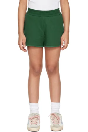 Golden Goose Kids Green Glittered Shorts