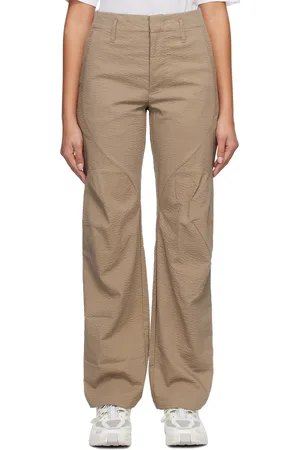 Post Archive Faction PAF Brown Three-Dimensional Trousers
