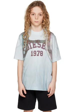 Diesel Kids Blue Twashe3 Over T-Shirt