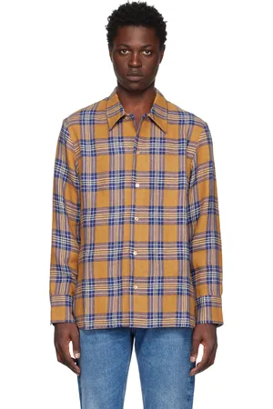 Séfr Brown & Blue Marcel Shirt