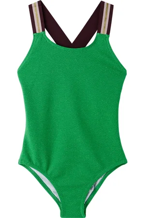 Molo Kids Green Neve One-Piece Swimsuit