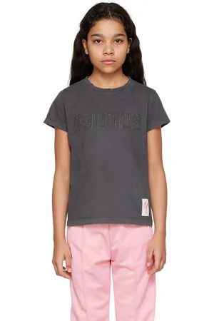 Golden Goose Kids Gray Patch T-Shirt