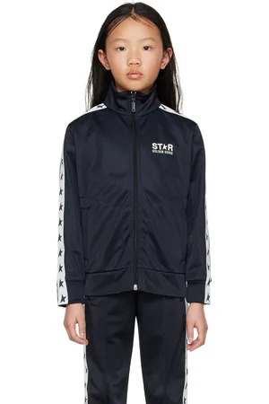Golden Goose Kids Navy Star Track Jacket