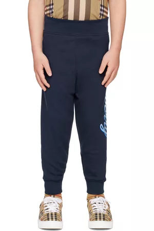 Burberry Kids Navy Single-Pocket Sweatpants