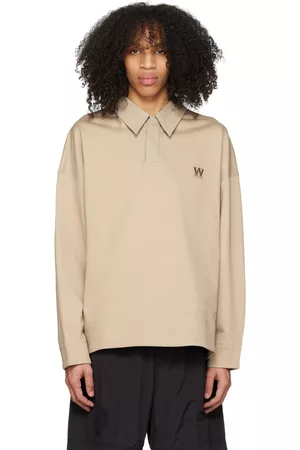 WOOYOUNGMI Beige Embroidered Polo