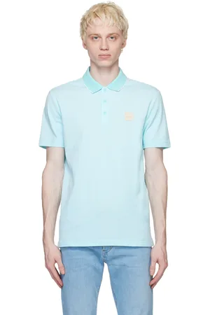HUGO BOSS Men Polo Shirts - Blue Badge Polo