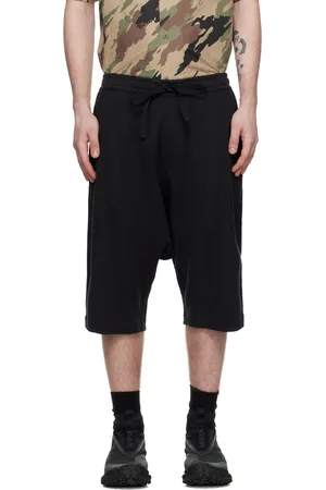 Maharishi Men Shorts - Black Sweat Shorts