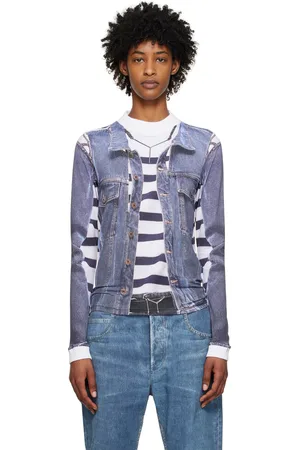 Y / PROJECT Blue & White Jean Paul Gaultier Edition Trompe L