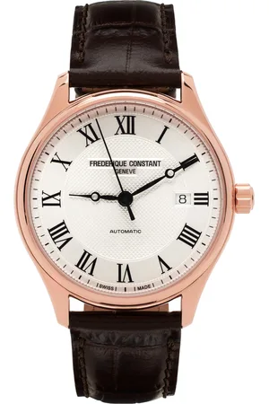 Frederique Constant Men Watches - Brown & Rose Gold Classics Automatic Watch
