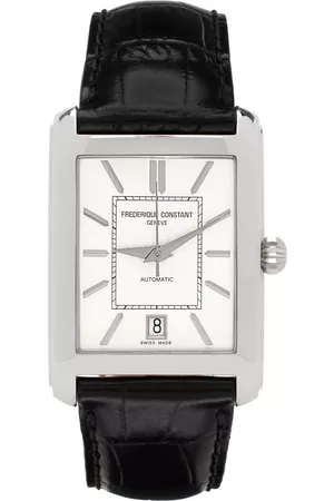 Frederique Constant Men Watches - Black & Silver Classics Carrée Automatic Watch