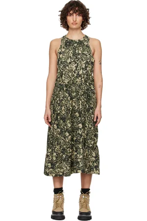 YMC Green Haven Midi Dress