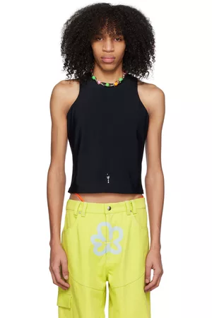 Marshall Columbia Men Tank Tops - Black Crystal-Cut Tank Top