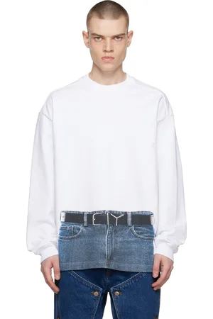 Y / PROJECT White Jean Paul Gaultier Edition Sweatshirt