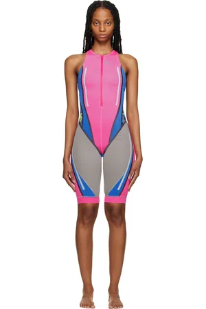 adidas Women Swimsuits - Multicolor Paneled One-Piece Swimsuit
