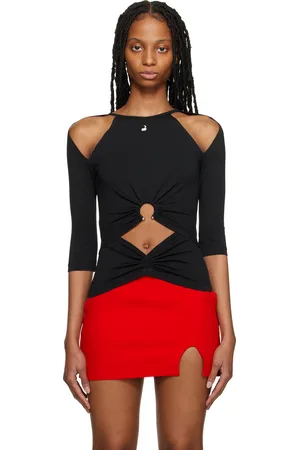 pushBUTTON Cutout Long Sleeve T-Shirt
