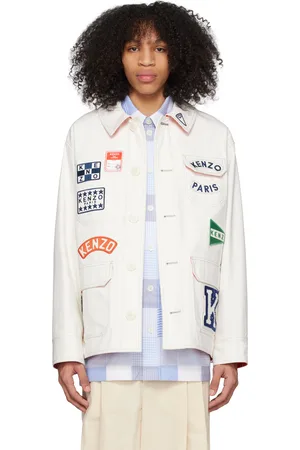Kenzo Men Jackets - White Paris Sailor Jacket
