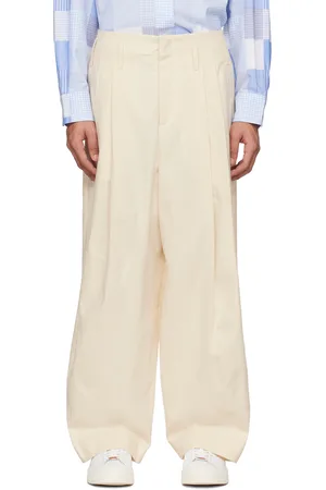 Kenzo Men Pants - Off-White Paris Oversized Trousers