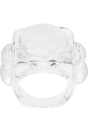 Jean Paul Gaultier Men Rings - Transparent La Manso Edition Ice Cube Ring