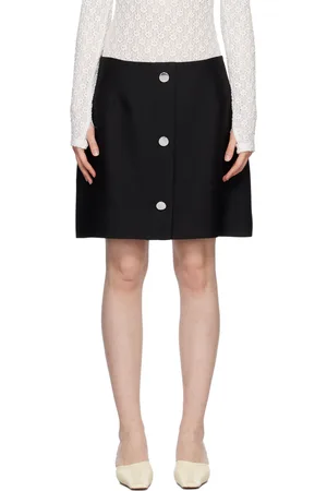 MINJUKIM Button Miniskirt