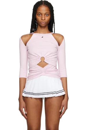 pushBUTTON Cutout Long Sleeve T-Shirt