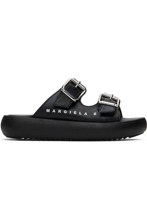Maison Margiela Sandals - Kids Black Buckle Sandals