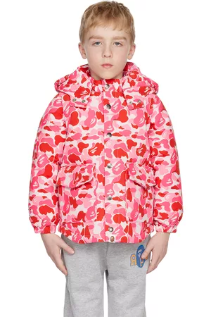 BAPE Kids Camo Shark Down Jacket