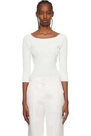 Max Mara White Saturno Long Sleeve T-Shirt