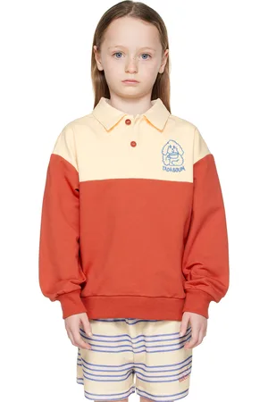 Maison Tadaboum Polo Shirts - Kids Orange Kendall Polo