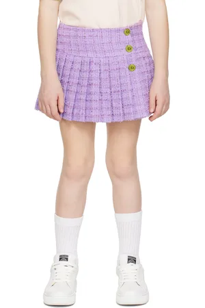 VERSACE Kids Purple Medusa Skirt