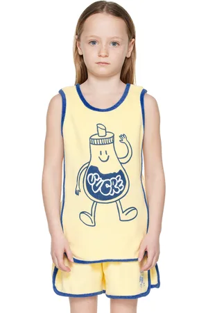 Maison Tadaboum Kids Yellow Lucie Tank Top