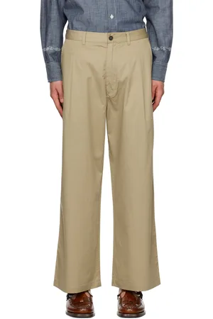 Universal Works Men Pants - Beige Sailor Trousers