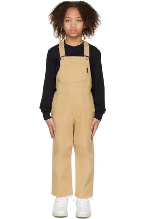 Gramicci Kids Tan Cinch Strap Overalls