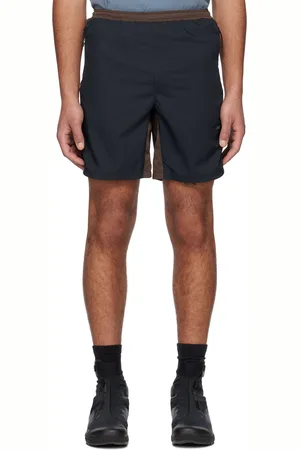 Parel Studios Navy Paneled Shorts