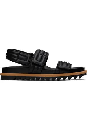 DRIES VAN NOTEN Black Padded Sandals