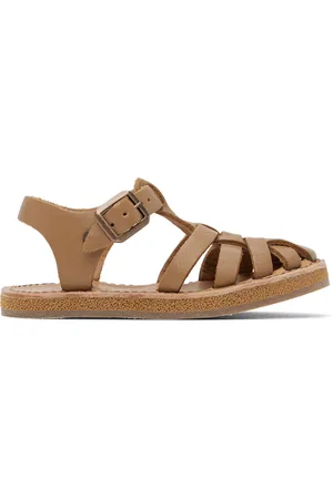 Tiny Cottons Sandals - Baby Beige Braided Sandals