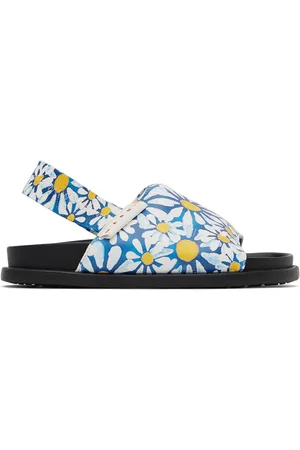 Marni Sandals - Kids Blue Floral Sandals