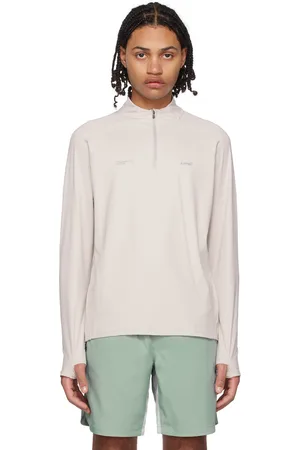 Parel Studios Off-White Half-Zip Sweatshirt