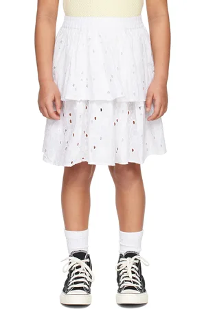 Molo Kids White Brigitte Skirt