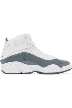 Nike Sneakers - Kids White & Gray Jordan 6 Rings Little Kids Sneakers
