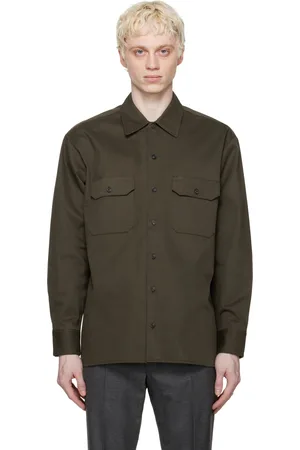 Ghiaia Cashmere Green Working Shirt