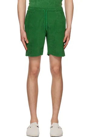 Universal Works Men Shorts - Green Beach Shorts