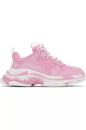 Balenciaga Sneakers - Kids Pink Triple S Sneakers