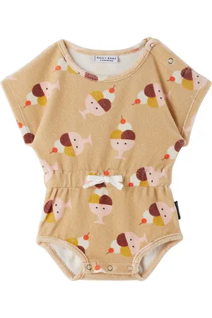 Daily Brat Rompers - Baby Tan Joe Happy Ice Bodysuit